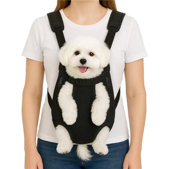 Dog Backpack Carrier, Adjustable - Picture 1 of 7